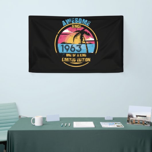 59 Year Old Awesome Since 1963 59th Birthday Spandoek (Beurs)