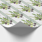59e bruiloft Jubileum Olive Cadeaupapier (Hoek)