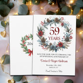 59e bruiloft Jubileum Save The Date