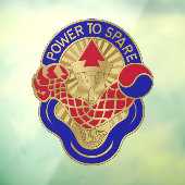 59e Ordnance Brigade Crest Raamsticker (Vel 3)