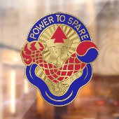 59e Ordnance Brigade Crest Raamsticker (Vel 2)