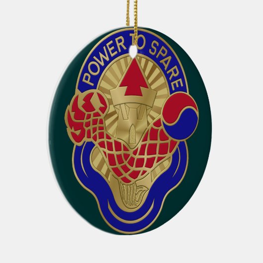 59e Ordnance Brigade Keramisch Ornament (Rechts)