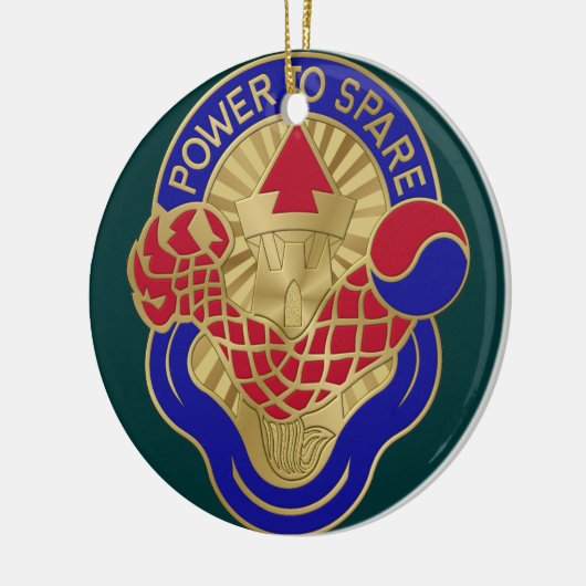 59e Ordnance Brigade Keramisch Ornament (Links)