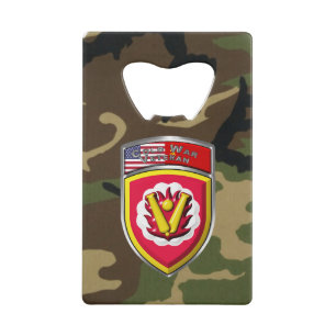 59e Ordnance Brigade Koude Oorlog Creditkaart Flessenopener