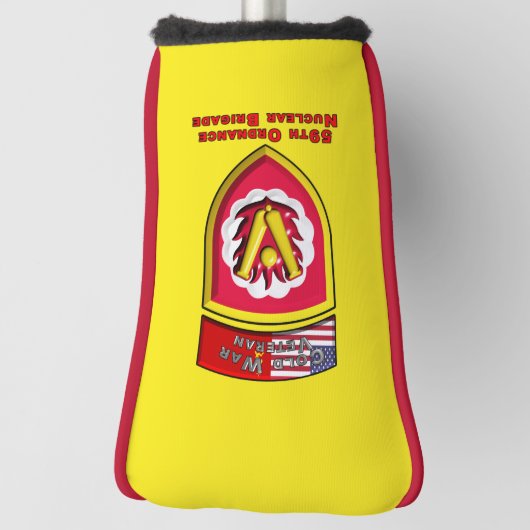 59e Ordnance Brigade "Koude Oorlog Nucleaire Deter Golfheadcover (Draai 90)
