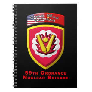 59e Ordnance Brigade "Koude Oorlog Nucleaire Deter Notitieboek