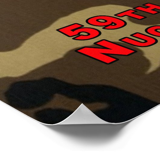 59e Ordnance Brigade "Koude Oorlog Nucleaire Deter Poster (Hoek)