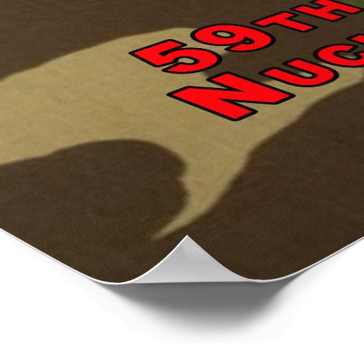 59e Ordnance Brigade "Koude Oorlog Nucleaire Deter Poster (Hoek)