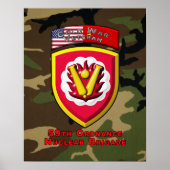 59e Ordnance Brigade "Koude Oorlog Nucleaire Deter Poster (Voorkant)