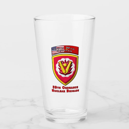 59e Ordnance Brigade "Koude Oorlogsveteraan" Glas (Voorkant)