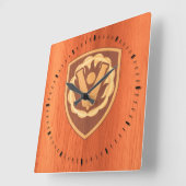 59e Ordnance Brigade Patch- eikenhout inlay Vierkante Klok (Hoek)