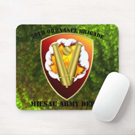 59e Ordnance Brigade Patch Muismat (Met muis)