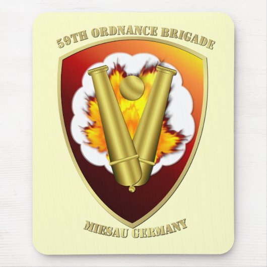 59e Ordnance Brigade Patch Muismat (Voorkant)