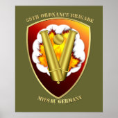 59e Ordnance Brigade Patch Poster (Voorkant)