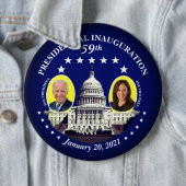 59e President Inauguratie Ronde Button 6,0 Cm (In situ)