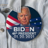 59e President Inauguration Day 2021 Button (In situ)