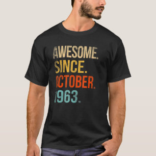 59e verjaardag 59 jaar oud Geweldige sinds 1 oktob T-shirt