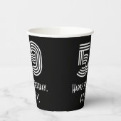 59e verjaardag — Art Deco Geïnspireerde look "59"  Papieren Bekers (Links)