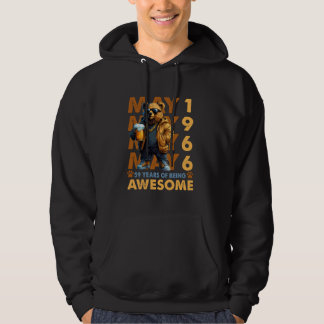 59e Verjaardag Beer Legenden Mei 1966 59 Jaar oud  Hoodie