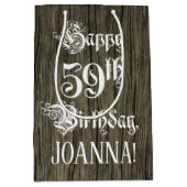 59e verjaardag: Fancy, Faux Hood Kijk + Aangepaste Medium Cadeauzakje (Voorkant)