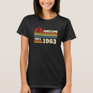 59e verjaardag Geweldige sinds 1963 59 jaar oud Ge T-shirt