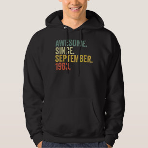 59e verjaardag Geweldige sinds september 1963 59 j Hoodie