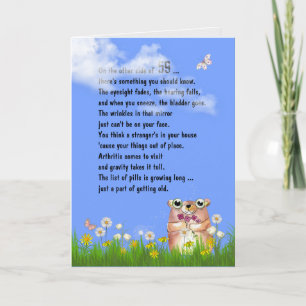 59e verjaardag Humor Oude Kaart