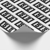 59e verjaardag Odometer Cadeaupapier (Hoek)