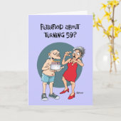 59e verjaardag?.. weer? kaart (Gele Bloem)