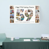 59e Verjaardagsfeest Nummer 59 Fotocollage Spandoek (Beurs)