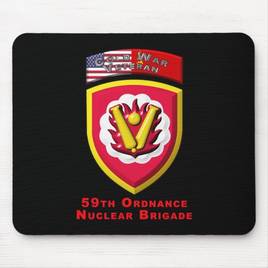 59ste Ordnance Brigade “Koude Oorlog Nucleaire Afs Muismat (Voorkant)