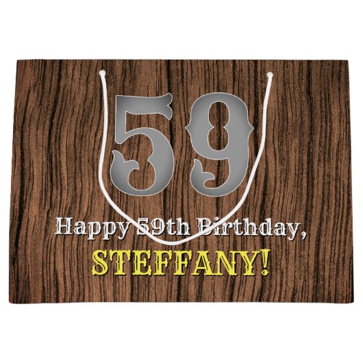 59ste verjaardag: Country Western geïnspireerd uit Groot Cadeauzakje (Voorkant)