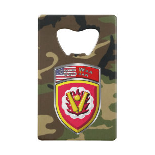 59th Ordnance Brigade Koude Oorlog Veteraan Creditkaart Flessenopener