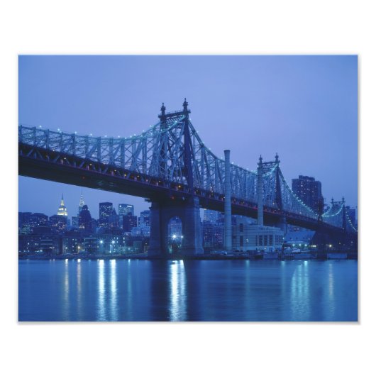 59th Street Bridge, New York, Verenigde Staten Foto Afdruk (Voorkant)