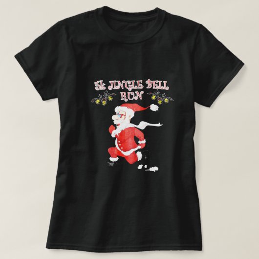 5.000 Jingle Bell met Kerstmis, kerstcadeauset, Ch T-shirt (Design voorkant)