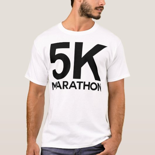 5.000 marathon t-shirt (Voorkant)