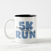 5.000 run Blue Tweekleurige Koffiemok (Links)