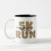 5.000 run Tan Tweekleurige Koffiemok (Links)