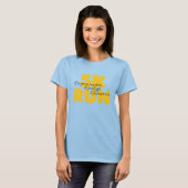 5.000 Runtime Yellow Running Athletics Sports T-shirt (Voorkant volledig)