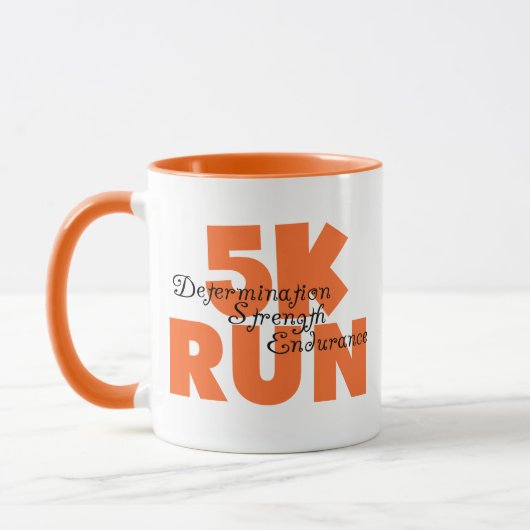 5.000 Sinaasappel uitvoeren Mok (Links)