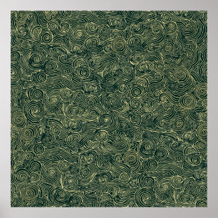 5.000 traditionele Chinese ontwerp-achtergrondwand Poster