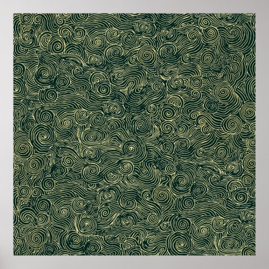 5.000 traditionele Chinese ontwerp-achtergrondwand Poster (Voorkant)