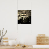 5:05 Originele Olie op Canvas Herdruk Poster! Poster (Keuken)