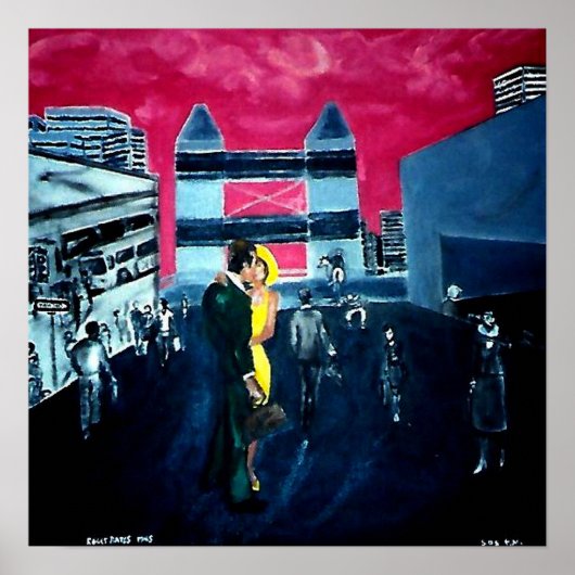 5:05 Originele Olie op Canvas Herdruk Poster! Poster (Voorkant)