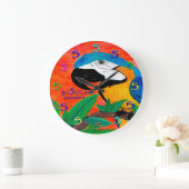 5 0 klok papegaai wandklok (Huis)