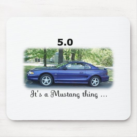 5.0 Mustang Muismat (Voorkant)