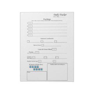 5 - 1 Dagelijkse voedseltracker Notitieblok