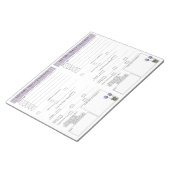 5 - 1 Pagina's voor de tracering van voedselsucces Notitieblok (Schuin)