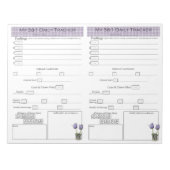 5 - 1 Pagina's voor de tracering van voedselsucces Notitieblok (Voorkant)