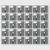5,25-inch diskettestation - oude computerdiskette cadeaupapier (Vlak)